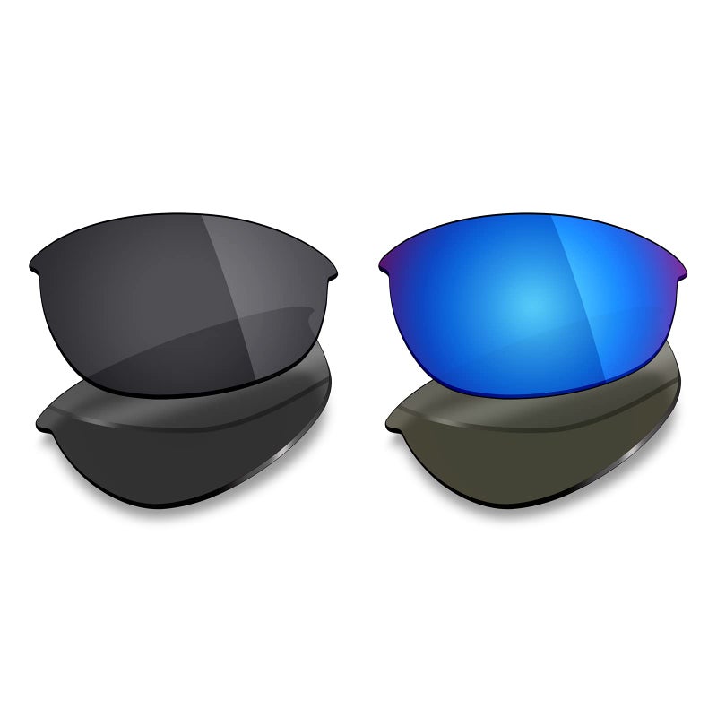 Mryok 2 Pair Polarized Replacement Lenses for Oakley Half Jacket Sunglass - Options - Image 1